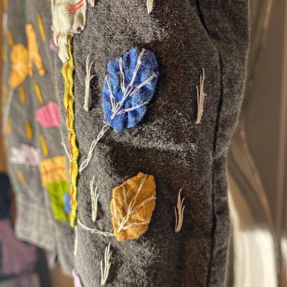 Rare Sacred Threads Vintage Distressed Jacket. So SOFT! Bring a smile! 95. OBO - Picture 17 of 17